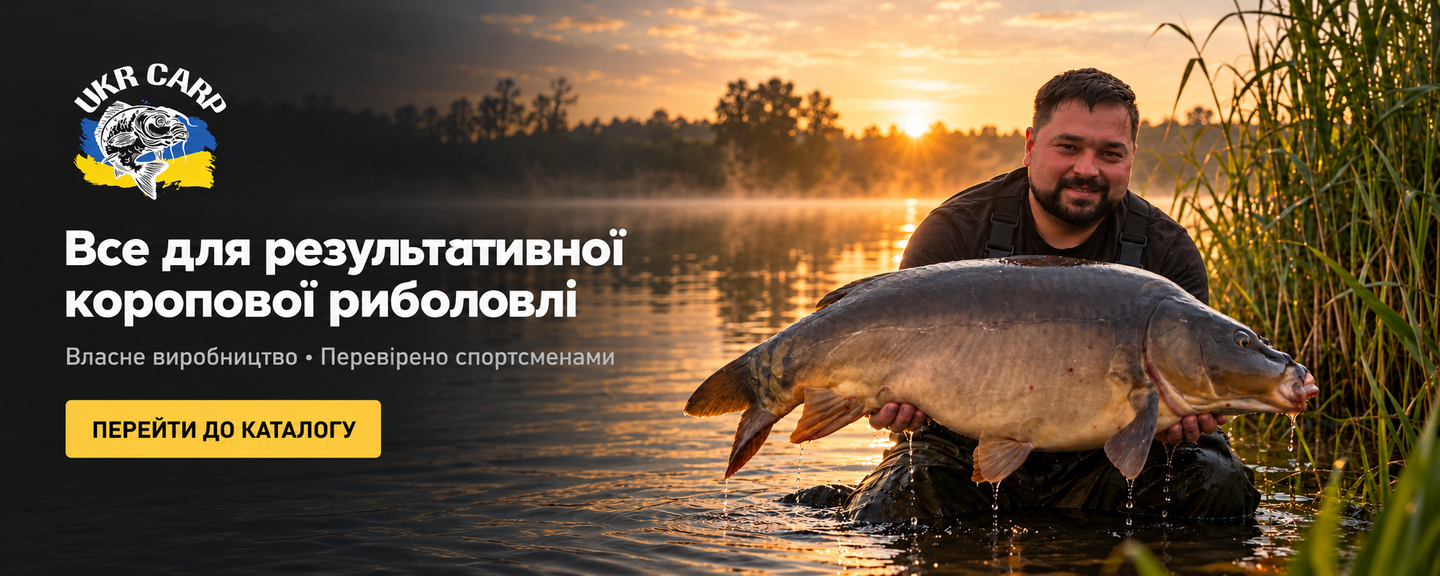 Прикормки та товари для коропової риболовлі UKR CARP